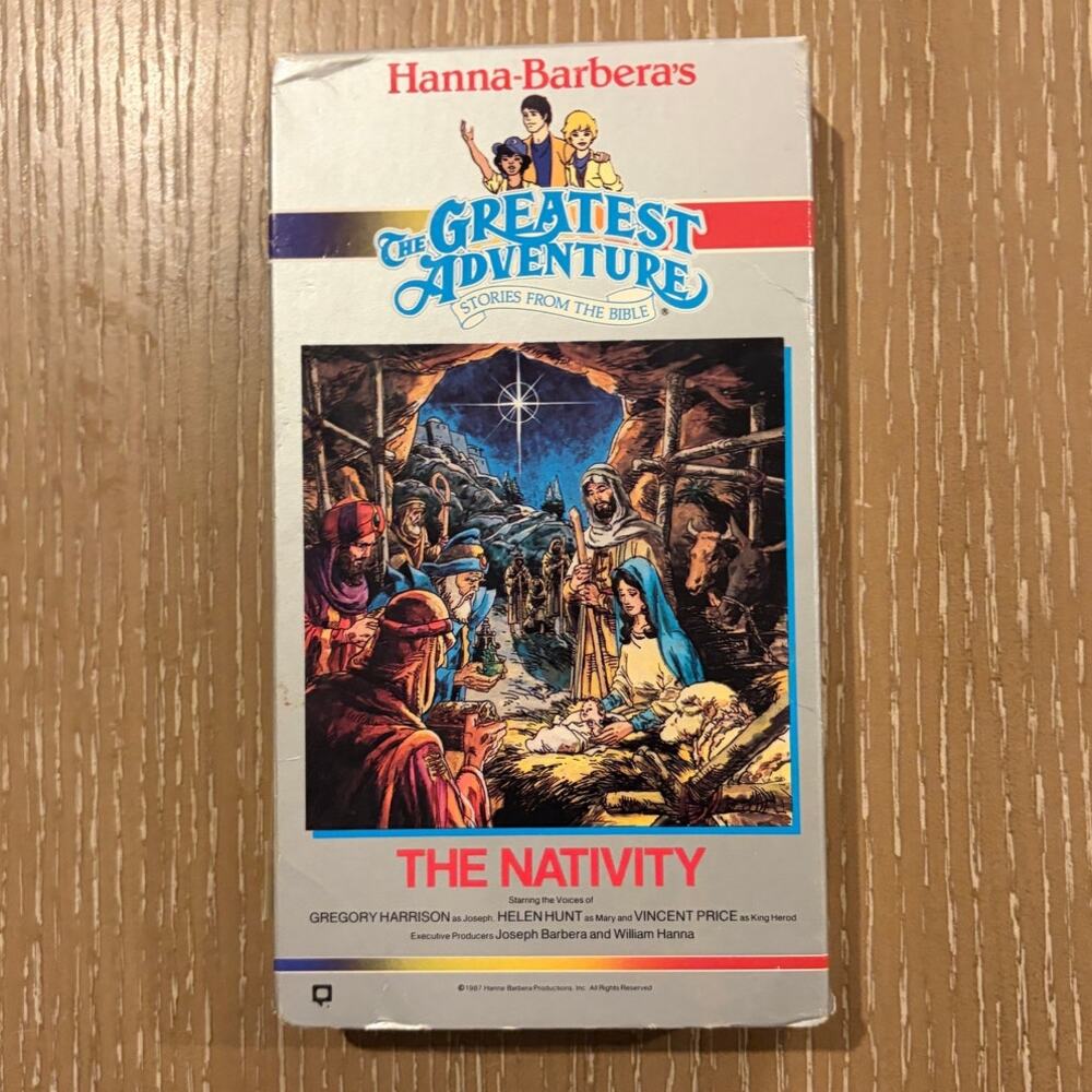 Greatest Adventure Stories From the‎ Bible The Nativity VHS 1987 Hanna-Barbera